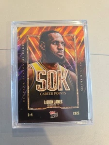 LeBron James: 2025 Topps Now Basketball 50k Career Points #12 In Hand - Bild 1 von 2
