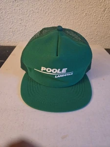Vintage Landstar Poole Trucking Company Trucker Hat With Foam (Made In U.S.A.) - Picture 1 of 7