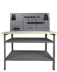 Werkstatt Set Werkbank Basic Pro Werktisch mit Lochwand und Haken 85 cm Ondis24 - Bild 1 von 11