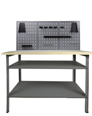 Werkstatt Set Werkbank Basic Pro Werktisch mit Lochwand und Haken 85 cm Ondis24 - Bild 1 von 4