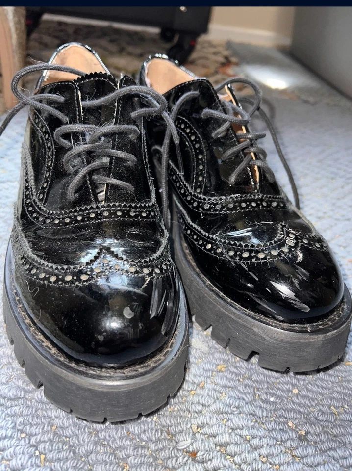 Steve Madden Oxford, black shoes Size 9 - Image 1 of 4