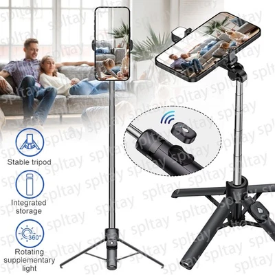 Smartphone Handy Selfie Stick Bluetooth Stativ Teleskop Stange mit Fernbedienung - Bild 1 von 4