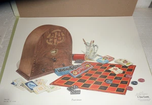 Past Times by C Don Ensor 1978 limited edition artist signed 23" x 17.5" 157/500 - Picture 1 of 4