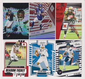 SIX CARD STEFON DIGGS LOT INCLUDING A NUMBERED INSERT - - Picture 1 of 1