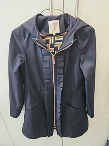Ted Baker Women's Coat With Hood Black Size 0 - Picture 1 of 7