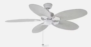 Hampton Bay Lillycrest 52 in. Indoor/Outdoor Matte White Ceiling Fan - Picture 1 of 2