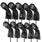 10x Golf Iron Covers Set Protection Guard for Women Men Golf Club Headcovers