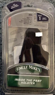 UNCLE MIKES HOLSTER RH INSIDE THE PANTS  SIZE 1 (UNC89011) - Image 1 of 2