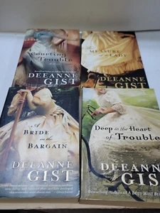 4  Deeanne Gist Books New: courting trouble and deep in the heart of trouble, PB - Picture 1 of 10