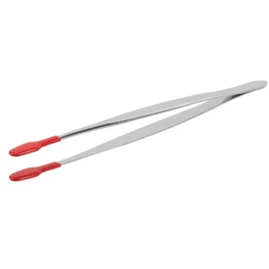 Pinzas para estampillas de acero inoxidable pinzas con punta de goma pinzas de precisión estampillas - Imagen 1 de 12