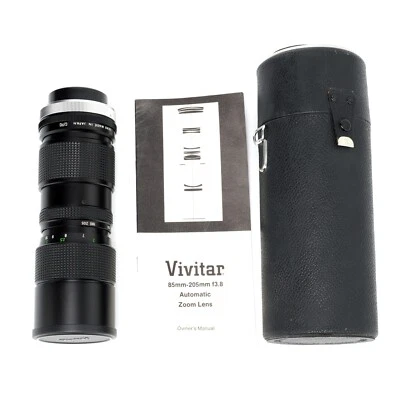 Vivitar Auto Tele-Zoom 85-205MM f/3.8 Lens Canon FD - Image 1 of 4