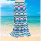 TU Bright Wavy Stripe Long Jersey Beach Holiday Skirt Size 20