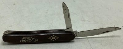 Faca de bolso vintage Irlanda imperial chave trabalho dobrável 2 lâminas publicidade - Imagem 1 de 4