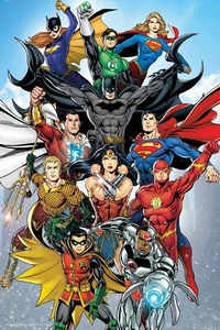 DC Comics Rebirth Superhero's Maxi Poster 61x91.5cm / 24x36" 170g/m² - GB Eye - Picture 1 of 1