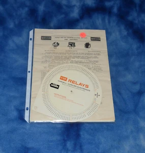 Thordarson instructions for universal duplicate power transformers w/ code wheel - Picture 1 of 5