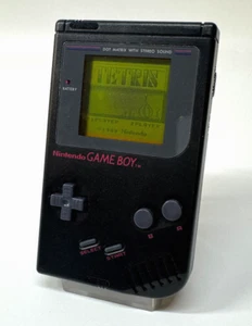 Original Nintendo GAME BOY Konsole Play It Loud Series Deep Black! Rar Sehr gut - Picture 1 of 6