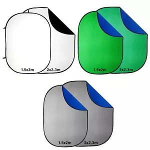 Dual Side Studio Collapsible Background Board Reversible Portable Backdrop - Picture 1 of 4