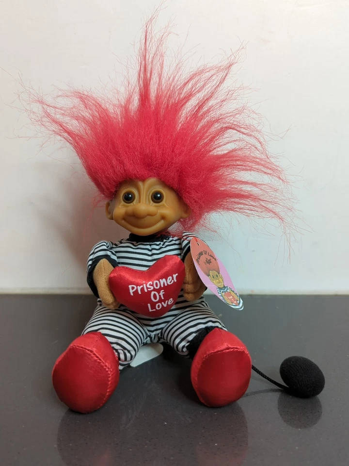 Prisoner of Love 6 " Russ Soft Troll Doll Valentines Day Red Hair W/tags Ar76