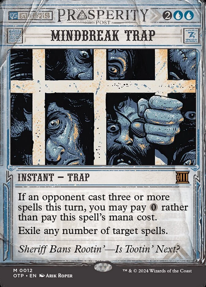 Magic the Gathering (mtg): OTP: Mindbreak Trap - Mythic - Showcase - Image 1 of 1