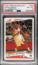 2006 Topps #B19 Kevin Durant Mcdonald's All-American PSA 8