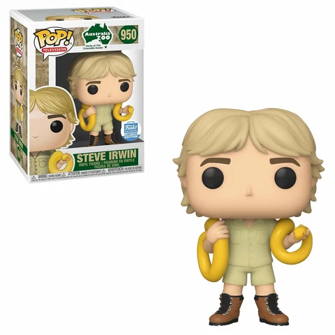 Funko Pop! TV Home of The Crocodile Hunter- Steve Irwin (with snake) Funko Shop Cover