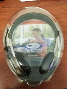 GN Netcom 501SC Stereo PC Headset - Picture 1 of 2