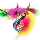 50pcs Colorful Peacock Sticks Decor for Party Cocktail Drink Fruits Cake Food
