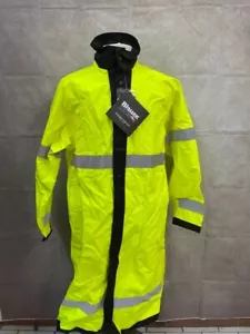 Blauer 26990 Reversible Raincoat Hi-Vis Yellow with Black Size M - Picture 1 of 7