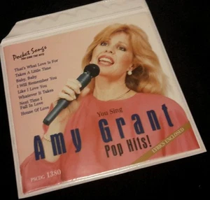 Karaoke CDG Disc Pocket Songs PSCD1380 Amy Grant, siehe Beschreibung, 8+8 Titel NEU  - Bild 1 von 2
