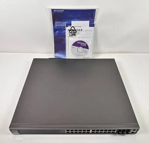 Netgear ProSafe M5300-28G 24-Port Gigabit L2 + Managed Switch w Manual and Disc - Picture 1 of 12