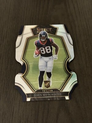 2022 Select Premier Level Silver Prizm Die-Cut #141 JOHN METCHIE III Rookie RC - Image 1 of 2