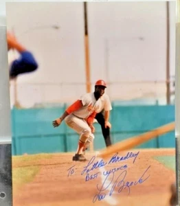 Lou Brock St. Louis Cardinals Signed Autographed 8x10 Photo - Picture 1 of 2