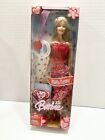 New 2005 "WITH LOVE BARBIE" Heart Necklace Valentine Card Mattel H8254