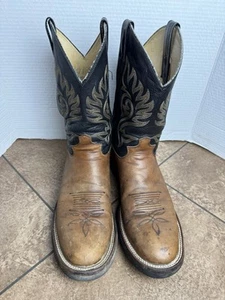 Justin Paluxy Men's 11" Leather Soft Non Safety Toe Western Boots Size 12 B - Picture 1 of 10