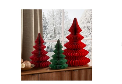 Member's Mark Paper Honeycomb Tree, Set of 3    FREE SHIPPING !!!!!!!!!! - Image 1 of 4