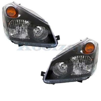 Para 04-09 Quest Van Faro Halógeno Faro Faro Luz Lámpara con Bombilla JUEGO DE PARES Foto 1 de 4