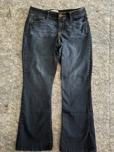 Jeans donna Democracy taglia 16 denim soluzione AB crop bootcut - Foto 1 di 4