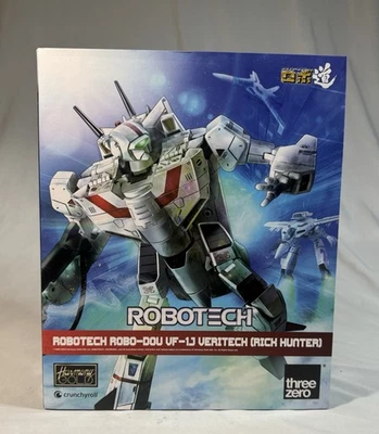 Figura de acción Threezero Transform Robotech ROBO-DOU VF-1J White Hunter nueva Foto 1 de 4