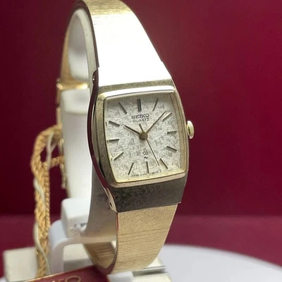 Pulsera SEIKO genuina de acero inoxidable sin usar stock muerto vintage - Imagen 1 de 3