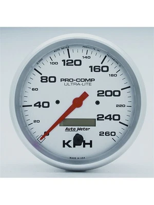 Auto Meter Ultra-Lite Speedometer 5 In-Dash Electrical 0-260 KM/H (4489-M) - Image 1 of 4