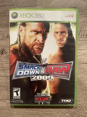 WWE SmackDown vs. Raw 2009; CIB (Microsoft Xbox 360, 2008) - Image 1 of 4