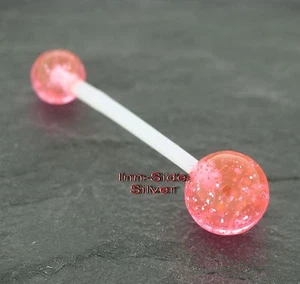 Biegsames Navel Bauchnabelpiercing Schwangere geeignet METALLFREI Ohrstecker Ohr - Bild 1 von 1