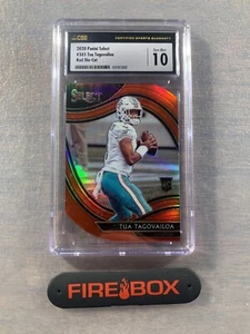 2020 Select Tua Tagovailoa Field Level Red Die Cut Prizm Rookie RC #345 CSG 10 - Picture 1 of 2