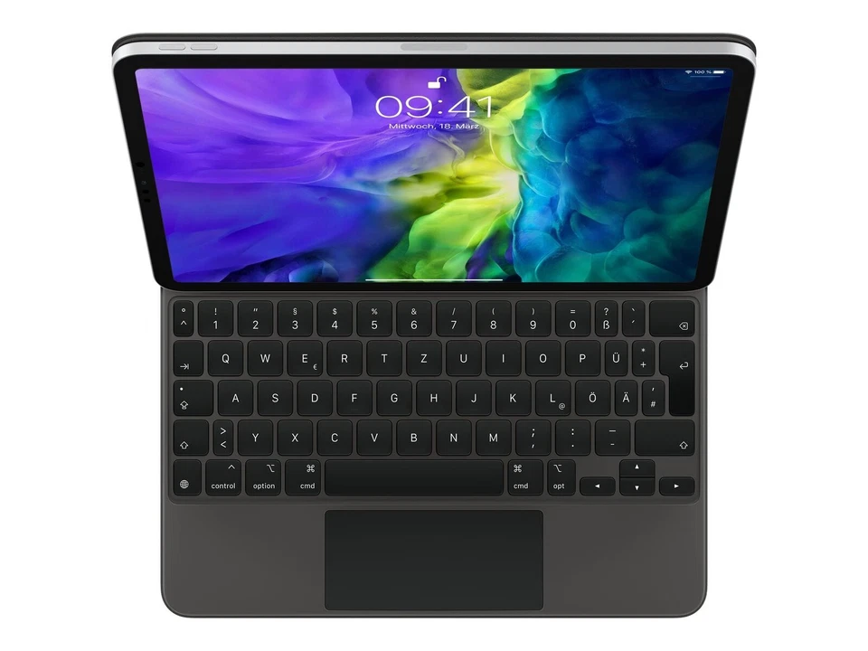 Apple Magic Keyboard für Applei Pad Pro/iPad Air - Schwarz (MXQT2D/A)