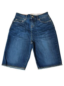 Boden Denim Jean Bermuda Shorts Adjustable Waist Size Girl's Size 13 - Picture 1 of 7