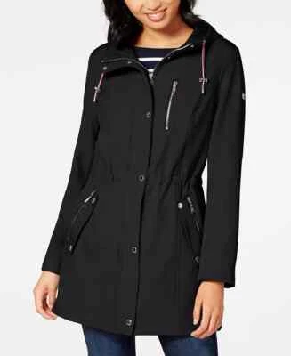 Tommy Hilfiger X2904 Chaqueta Anorak Negra con Capucha Cremallera Frontal Talla XL Foto 1 de 3