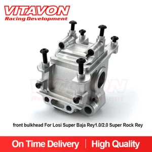 VITAVON Alu CNC Front Bulkhead For Losi Super Baja Rey1.0/2.0 Super Rock Rey 1:6 - Picture 1 of 5