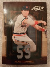 2008 Playoff Prime Cuts Alan Trammell Game Worn Jersey SS #73/75
