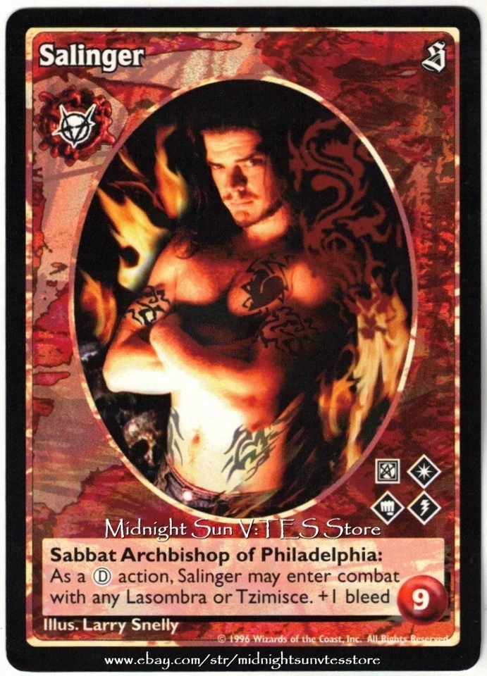 Salinger Brujah Antitribu The Sabbat V:TES VTES Vampire CCG - Image 1 of 1
