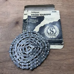 Sedisport Sachs Sedis Chain 3/32” 116l GT7 Grand Tourisme Road Bike 80s 90s - Picture 1 of 12